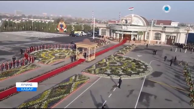 Началась рабочая поездка Эмомали Рахмон в Согдийскую область смотреть онлайн