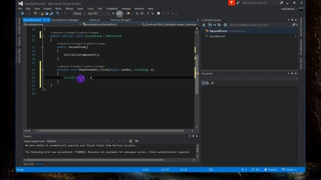 How To Add Forms & Change Order in Winforms C# Project [HD with Voice] смотреть онлайн