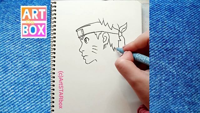 Рисуем Наруто манга? Drawing Naruto sketch смотреть онлайн