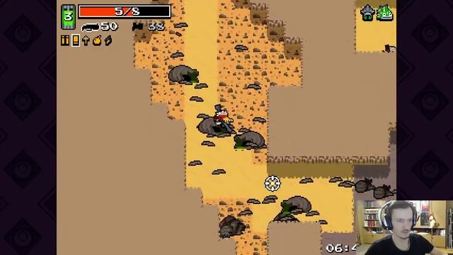 Nuclear Throne ГПсПР #16 - Хардмод, Б-скин Курицы смотреть онлайн