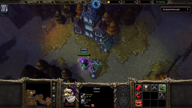 ACOLYTE HUNT! - Warcraft 3 Reign of Chaos Campaign - Trudging Through The Ashes - Mission 12 смотреть онлайн
