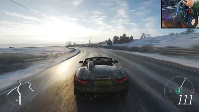Jaguar F-Type Project 7 - Forza Horizon 4 | Logitech g29 gameplay смотреть онлайн