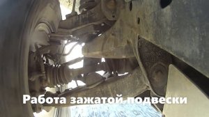 Работа подвески Mitsubishi pajero sport 2, l200.mp4