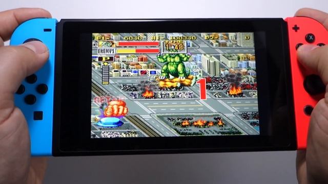 ACA NEOGEO KING OF THE MONSTERS Nintendo Switch gameplay смотреть онлайн