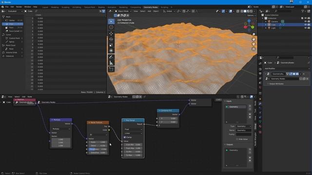 HOW TO: Make landscapes like a Boss in Blender 3.1Geometry Nodes! смотреть онлайн