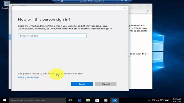 How to Create a New Local User Account - Windows 10 смотреть онлайн
