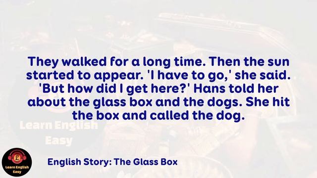 Learn English Through Story ★ Subtitle : The Glass Box ( Level 1) смотреть онлайн