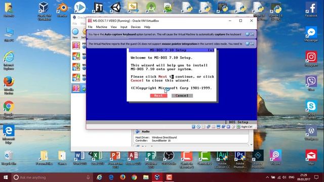 How to install MS-DOS (7.1) in VirtualBox/VMware смотреть онлайн