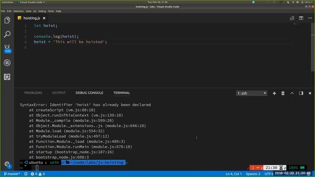 JavaScript Hoisting смотреть онлайн