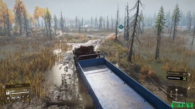 SnowRunner с модами #14? На Руле Logitech G29 смотреть онлайн