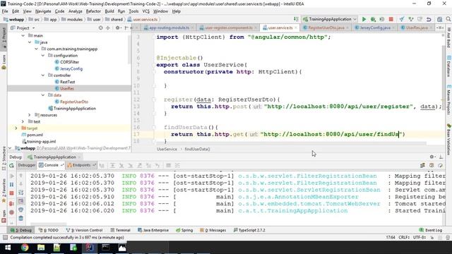 [Tutorial 10] Using GET Rest Service in Spring with Angular смотреть онлайн