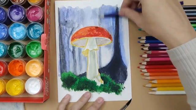 рисует дети карандашом красками и с гуашом смотреть онлайн