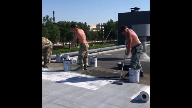 Жидкая полимерная кровля Elastomeric Systems смотреть онлайн
