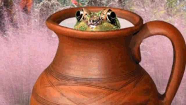 Никогда не сдавайся!/Две лягушки и горшок с молоком/Притча смотреть онлайн
