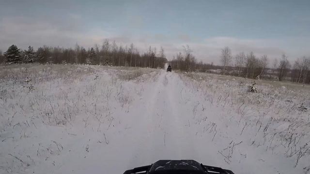 Первый выезд свеженького CFmoto x5 H.O со Sels Guepard 650, CFmoto x8 смотреть онлайн