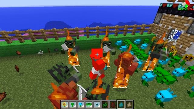 Plants vs. Zombies 2 MINECRAFT MOD 100%! - Part 1 смотреть онлайн