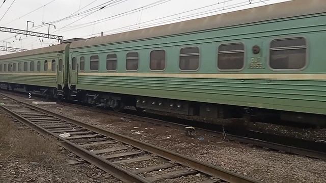 Электровоз KZ4AT-0012 Пассажирский поезд сообщением 022 Кызылорда Семеи Станция Алматы-1 Хроника-КТ смотреть онлайн