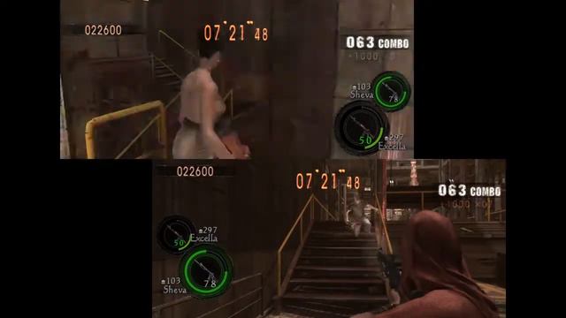 RESIDENT EVIL 5 Excella & Sheva 822K @ Missle Area смотреть онлайн