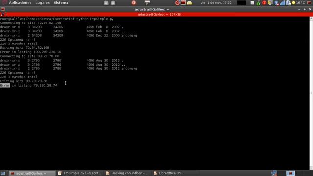 Hacking con Python -Parte XVIII Módulo FTPLib para acceder a servidores FTP смотреть онлайн
