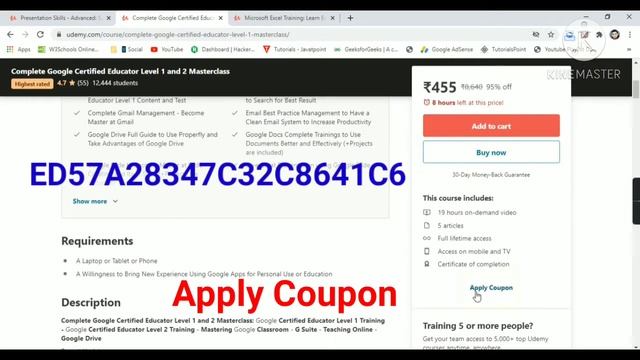 Udemy Free Certificate Courses Google classroom tutorial Microsoft Excel Online Classes #DeepShukla смотреть онлайн