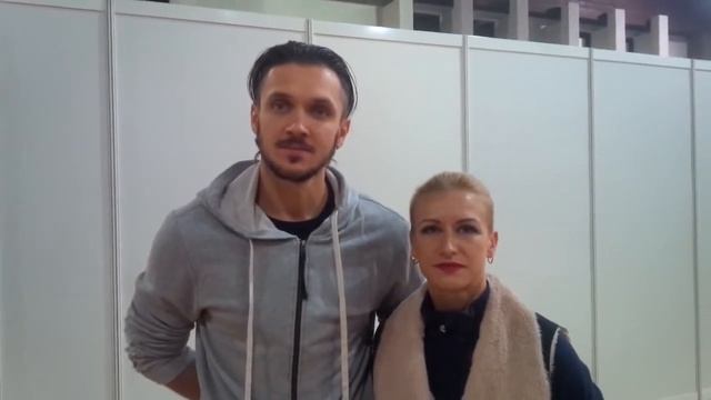 Волосожар Татьяна и Траньков Максим – рос. фигуристы говорят на английском языке! Интервью 2015 г. смотреть онлайн