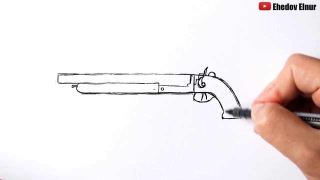 Как нарисовать Оружие M1873 обрез смотреть онлайн