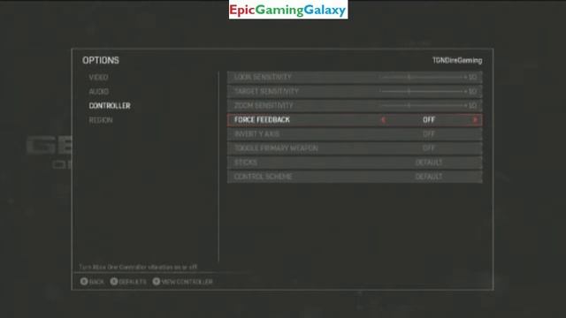 Tutorial For How To Disable The Force Feedback Setting In The Gears Of War 4 Beta смотреть онлайн