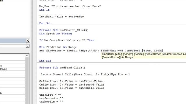 Add, Next, Prev and Search buttons in VBA || Lesson 7 смотреть онлайн
