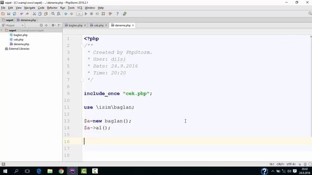 php oop namespace ve use kullanımı - ders 10 смотреть онлайн