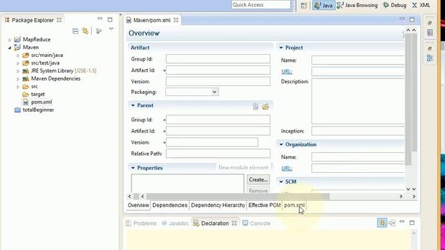 How to setup Maven project and configure POM XML file. смотреть онлайн