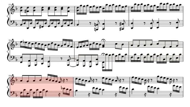 Toccata & Fugue in D Minor Bach Piano Sheet Music смотреть онлайн