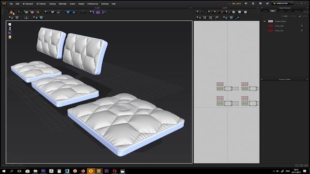 №36.Моделирование дивана "ulivi salotti cesar" в 3d max и marvelous designer. смотреть онлайн