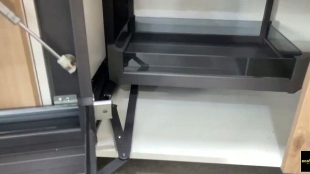 M6011 Magic Corner Basket with Soft Closing Slide - Black - Demo Video смотреть онлайн