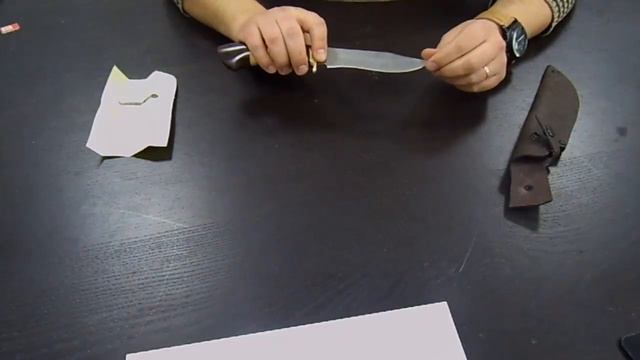 [Обзор] Нож "Князь" из булатной стали - идеально острый смотреть онлайн