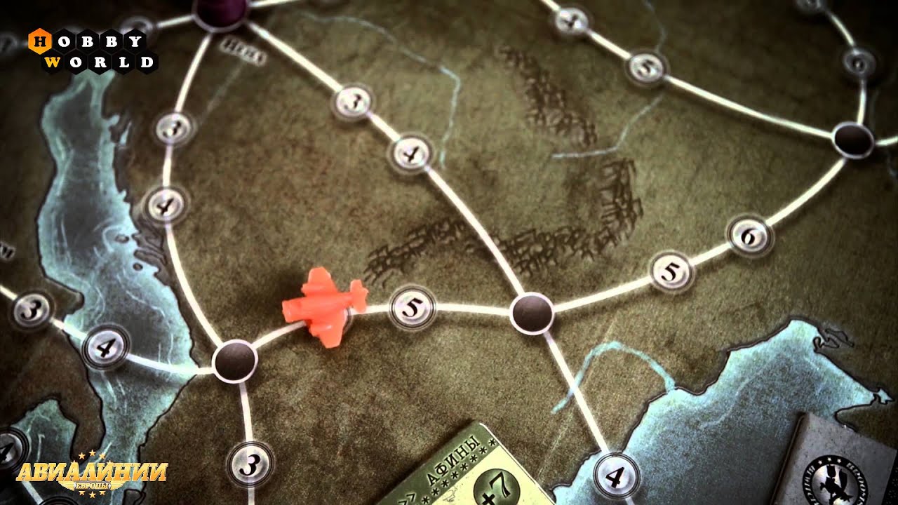 Настольная игра «Авиалинии Европы» — обзор. смотреть онлайн