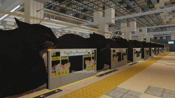 Maxwell Cat train 【Minecraft MTR Mod】