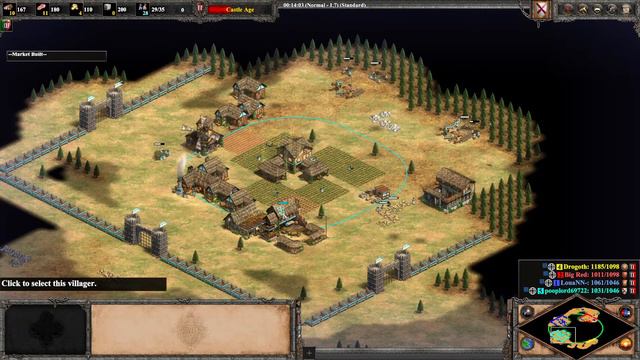Fastest Double Burgundian Stable Cavalier Rush Possible! Nice Clean Build Order смотреть онлайн