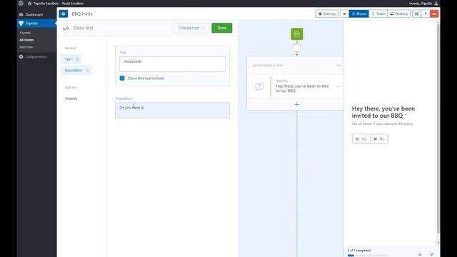 Tripetto Showcase - Add a conversational form to WordPress смотреть онлайн