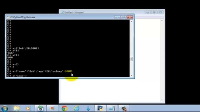 Python dictionary смотреть онлайн