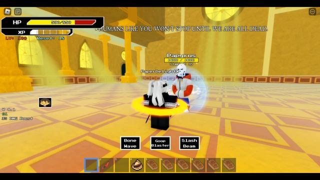 Undertale Boss Battles: TS! Papyrus Fight (Roblox) смотреть онлайн