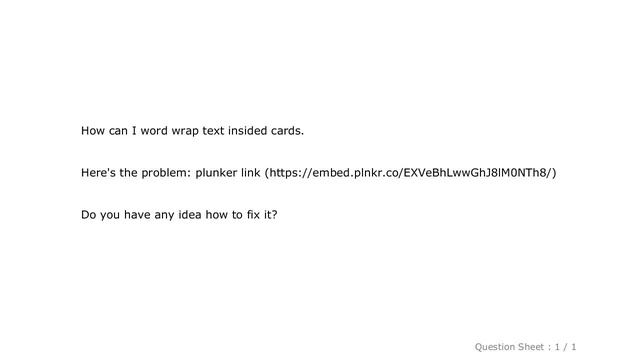 CSS : Bootstrap 4 - word wrapping in cards смотреть онлайн