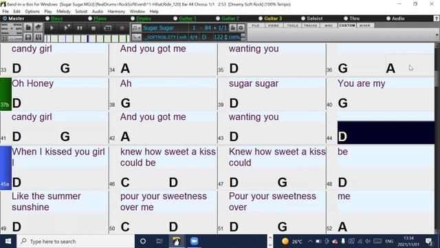 Sugar Sugar in the style of The Archies Band-in-a-Box Backing смотреть онлайн