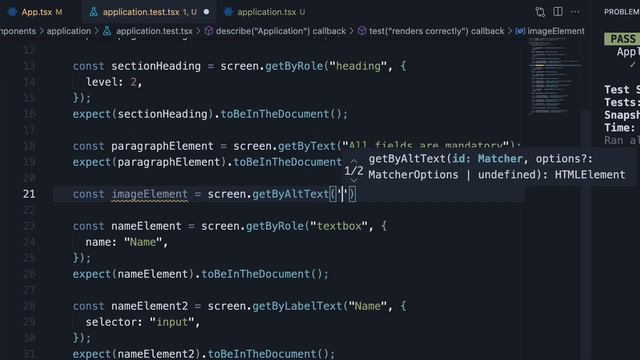 React Testing Tutorial - 24 - getByAltText смотреть онлайн