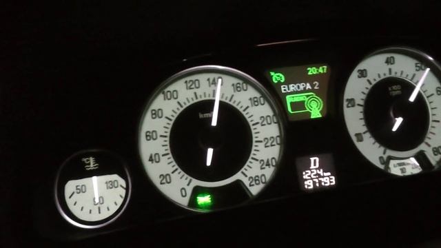 Lancia Thesis 3.2 V6 acceleration 0-180km/h смотреть онлайн