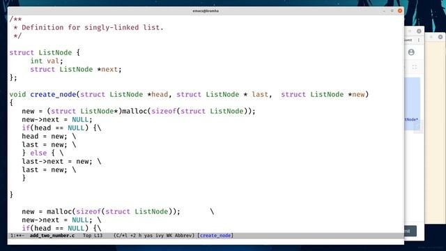Add two number solution | leetcode - 2 | harishnote смотреть онлайн