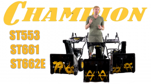 Бензиновые снегоуборщики Champion ST553, ST661, ST662E: обзор и сравнение