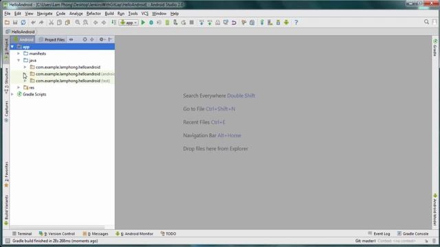 Create project GitLab, then push your code to GitLab by Git and Android Studio смотреть онлайн
