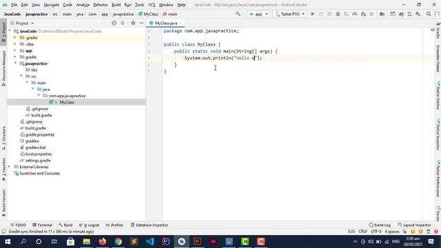 How to Run Java Program on Android Studio | Android Tutorial for Beginners | Lecture 11 смотреть онлайн