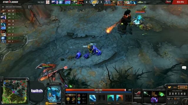 Match of the Week! Secret vs Team Tinker , SLTV Europe Season X, Day 29, Game 2 смотреть онлайн