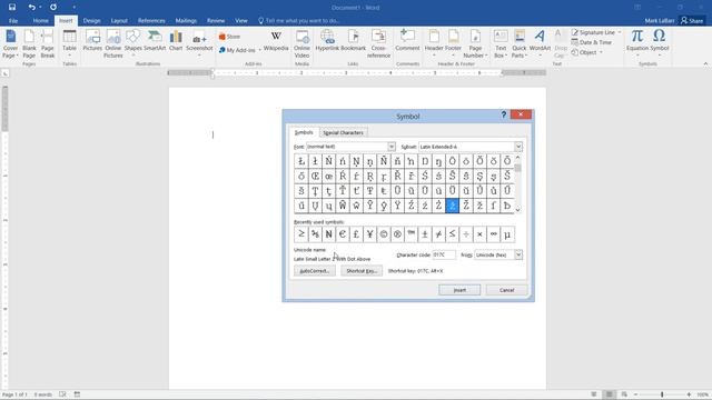 How to Type and Insert Symbols and Special Characters in Word 2016 смотреть онлайн